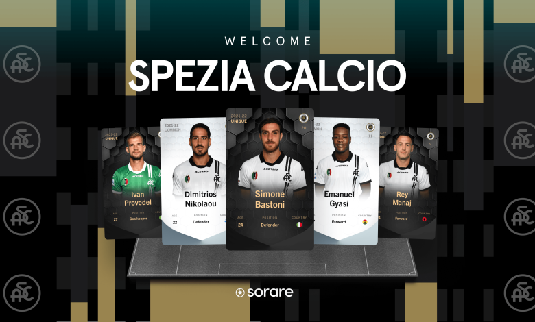 spezia calcio sorare lizenz