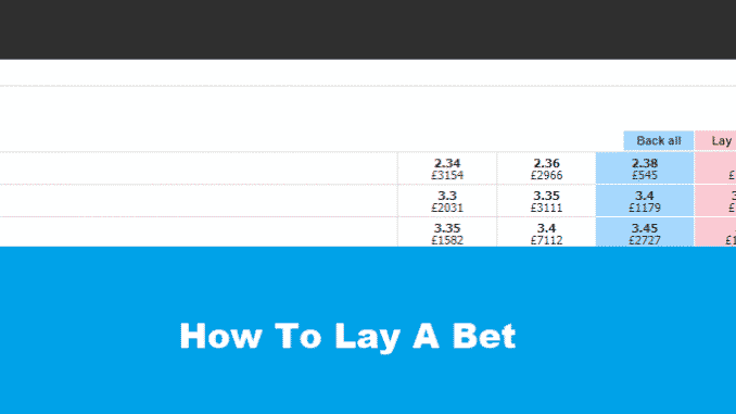 What Is Laying In Betting What Is Laying In Betting?