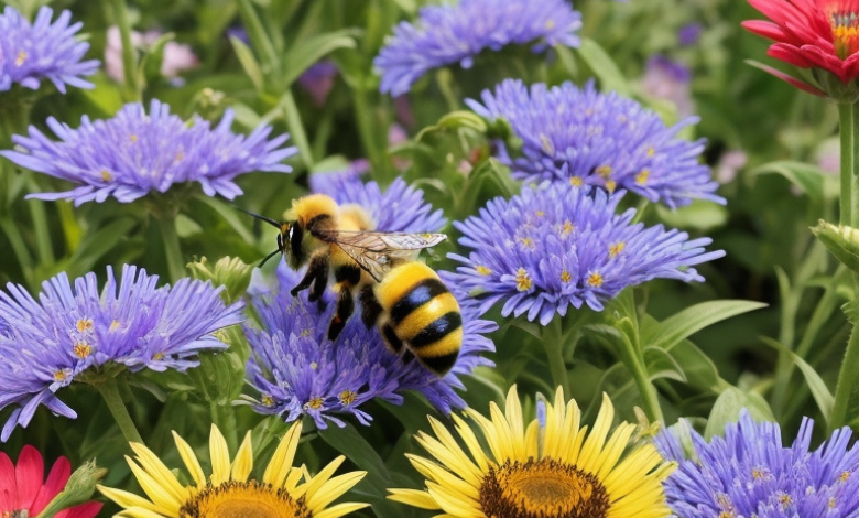 what flowers have nectar for bees