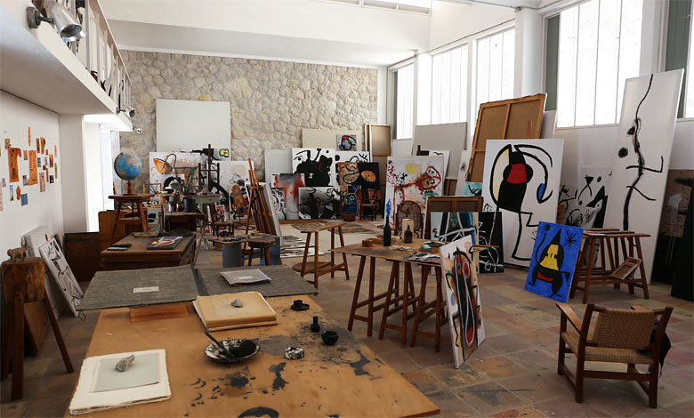 Joan Miro arbejdsværelse