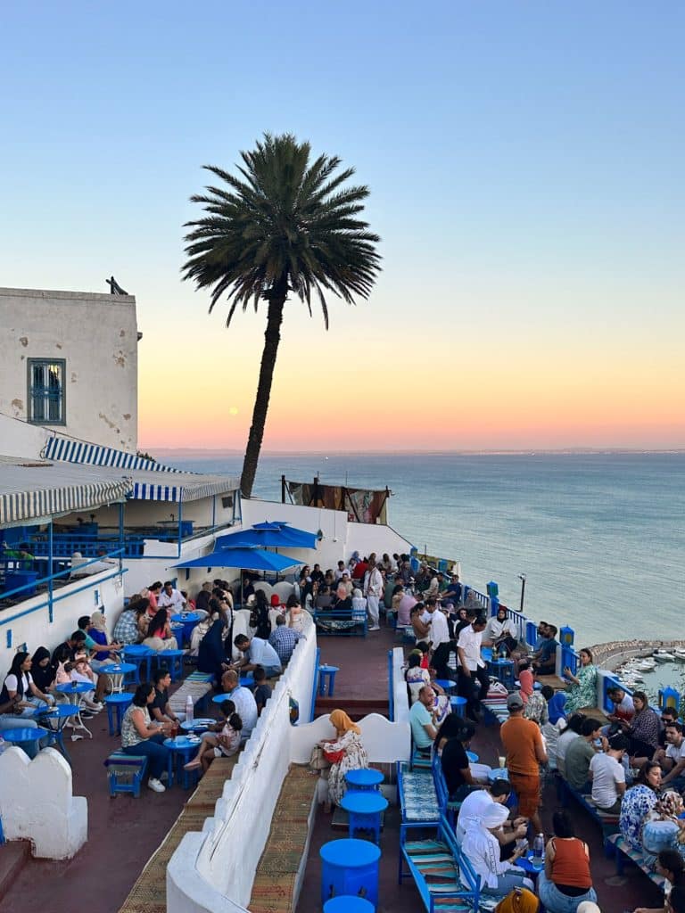 Café des delices i Sidi Bou-Said