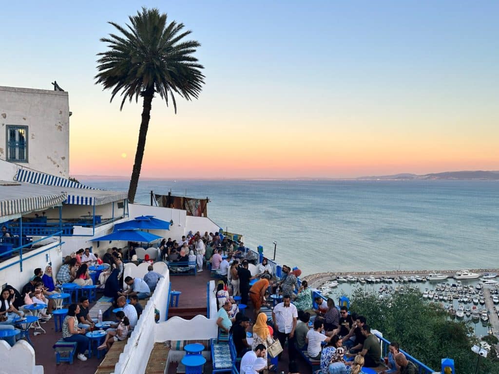Café des delices i Sidi Bou-Said