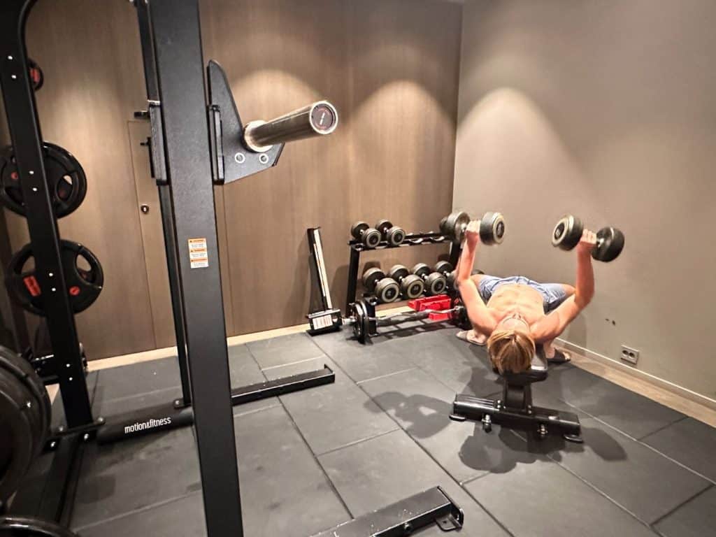 Gym på The Lamp Hotell