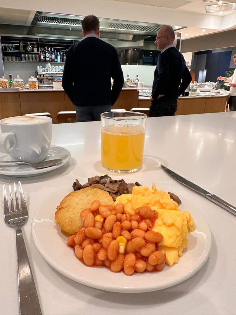 Lufthansas lounge på Milano AirPort