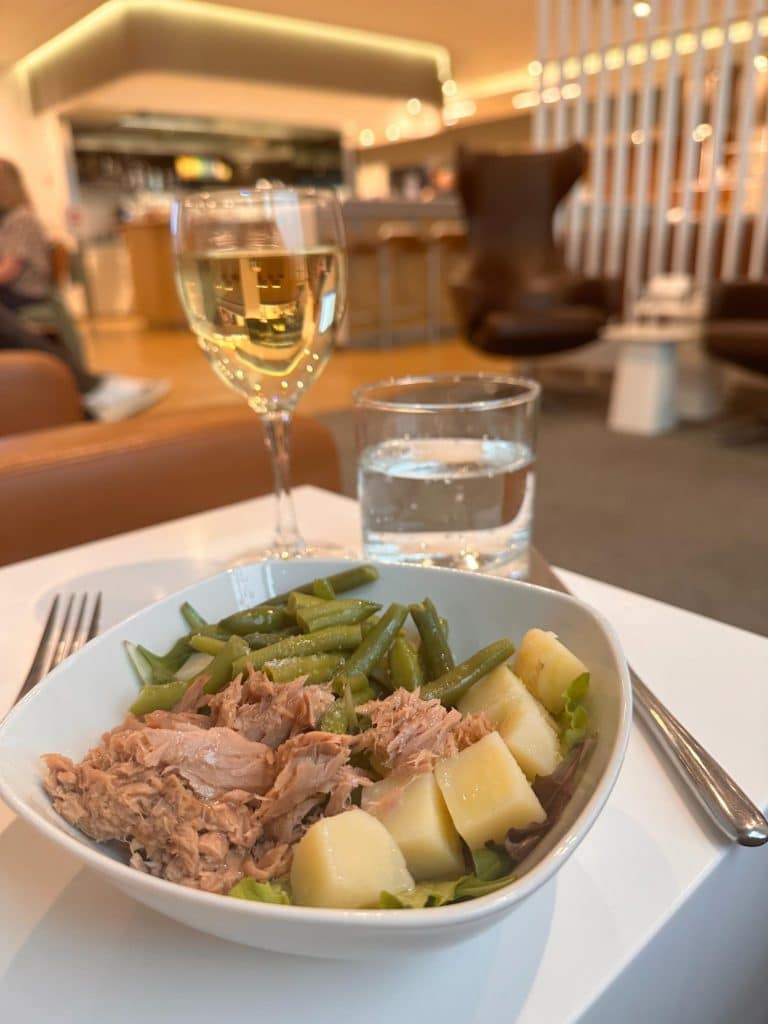 Lufthansas lounge på Milano AirPort