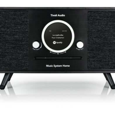 Tivoli Audio music system plus i sort front