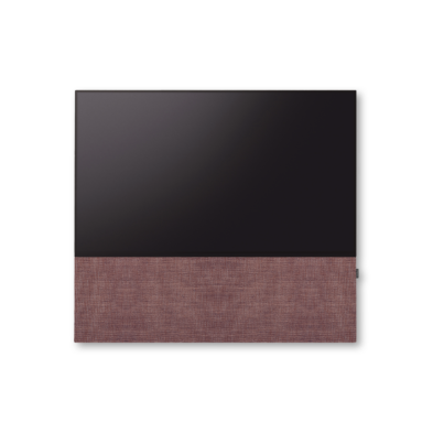 Canvas Soundbar med Kvadrat højttaler stof "Burnt Umber"
