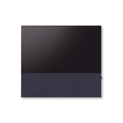Canvas Soundbar med kvadrat højttaler stof "Dark Blue"