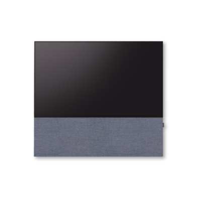 Canvas Soundbar med kvadrat højttaler stof "Ocean grey"
