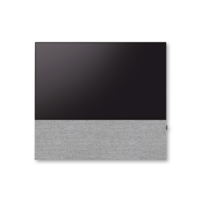 Canvas Soundbar med kvadrat højttaler stof"structure grey"