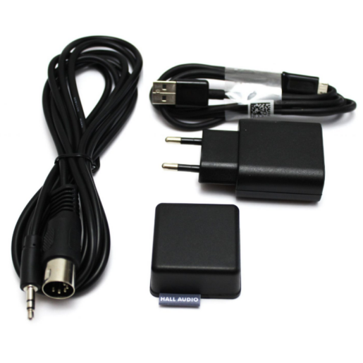Hall audio connector kabler der medfølger