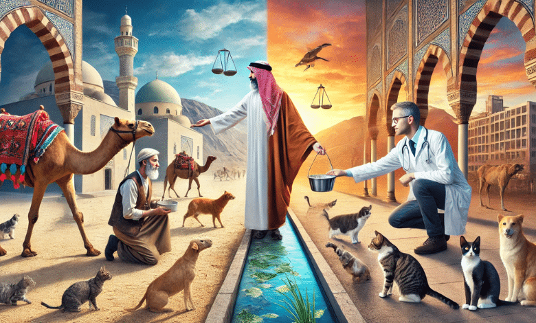 حقوق الحيوانات في الإسلام مقارنة بالقوانين الحديثة رؤية شاملة 1 حقوق الحيوانات في الإسلام مقارنة بالقوانين الحديثة رؤية شاملة