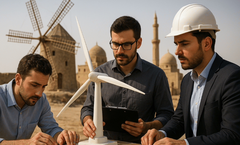 اختراع الطاحونة الهوائية في العصر الإسلامي وتأثيرها على الصناعة 1 اختراع الطاحونة الهوائية في العصر الإسلامي وتأثيرها على الصناعة