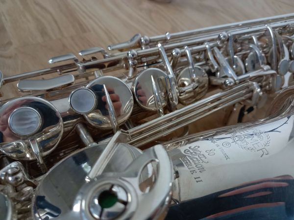 Selmer Super Action 80 II 520XXX silvrig - Altsaxofon - Bild 16