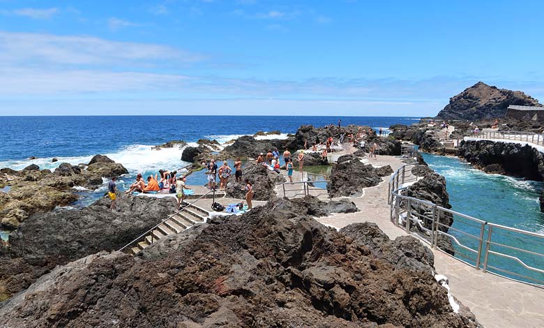 The natural sea pools of El Caletón in Garachico