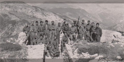 Forcemen de la 3rd Company du 3rd Regiment au sommet du Mont Ours.