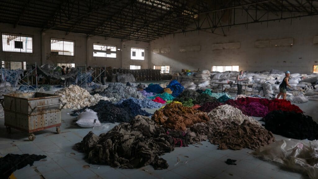 Fashion industry waste