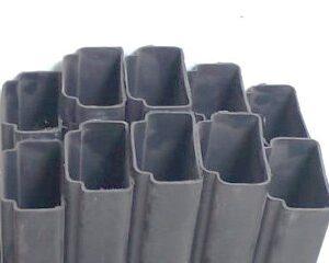 Perfil de decantação retangular, em PVC atóxico