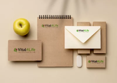 Vital4Life | Logo & Huisstijl