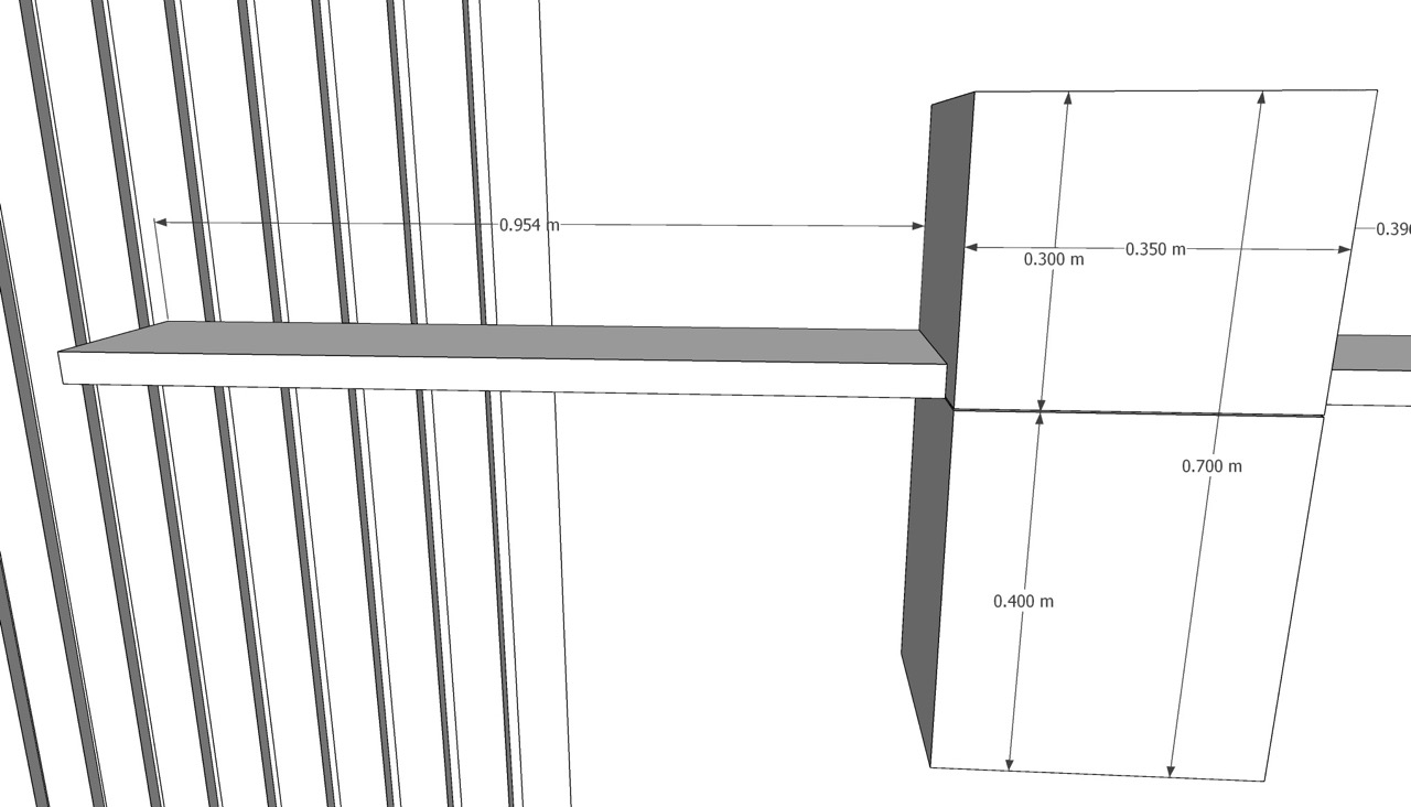 BPF TV Unit 3by3 By XM Measure 5 Large