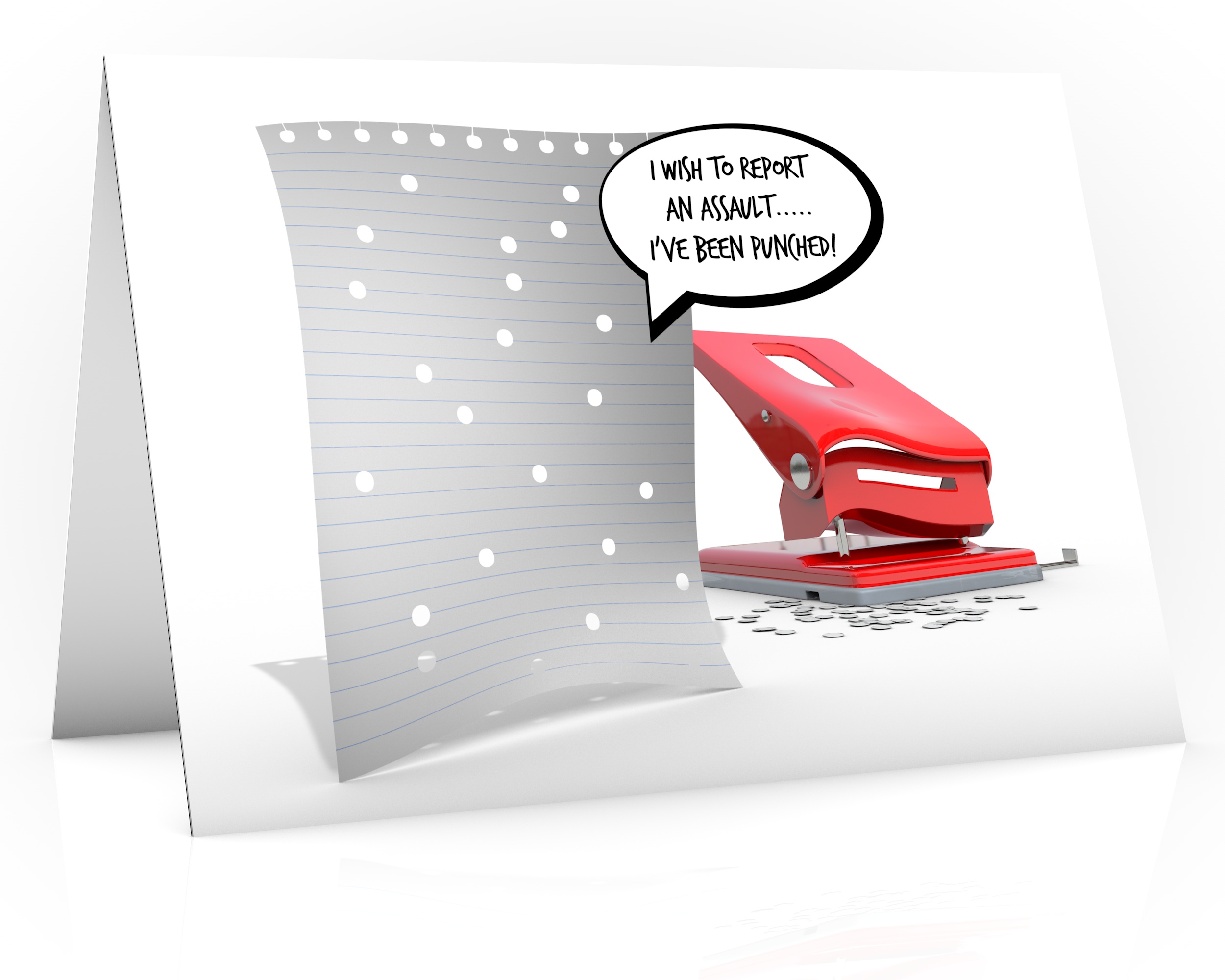 hole punch greeting card