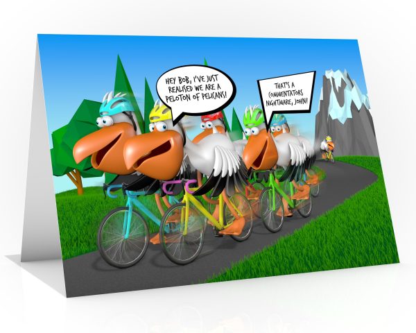 cycling birthday card