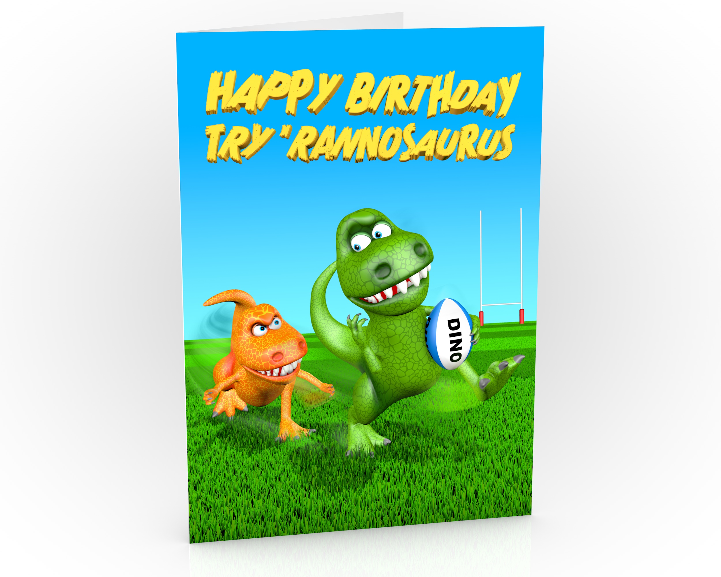 rugby birthday card