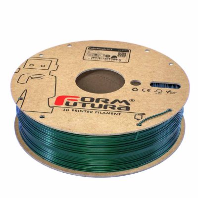 FormFutura High Gloss colormorph PLA filament i farverne Blå og grøn
