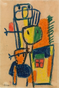 Karel Appel, Spelende kinderen, 1948, Collectie Cobra Museum © Karel Appel Foundation c/o Pictoright Amsterdam 2018