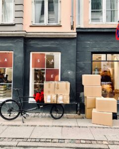 The cargo bike. Budcyklen.