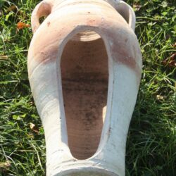 Terracotta krukke åben