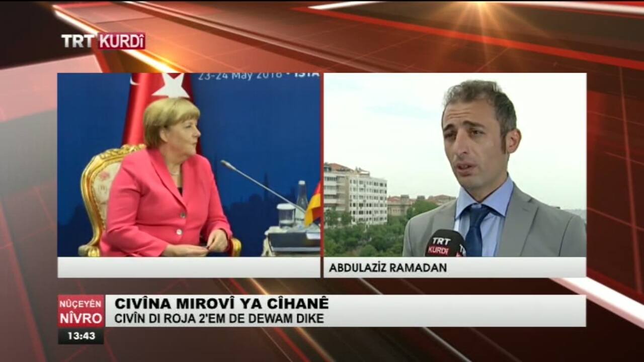 TRT Kurdî: Interview about EU-Turkey Role in Humanitarian Action