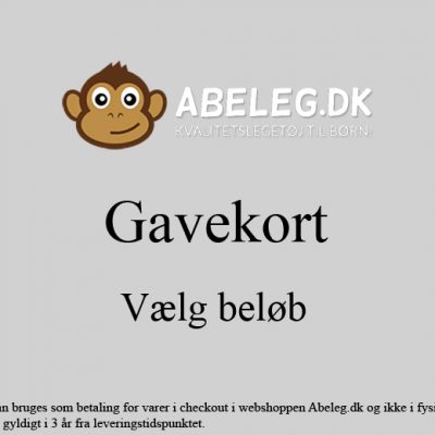 Gavekort, gavekort til legetøj