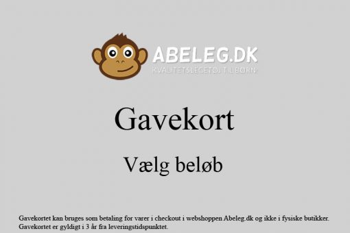 Gavekort, gavekort til legetøj