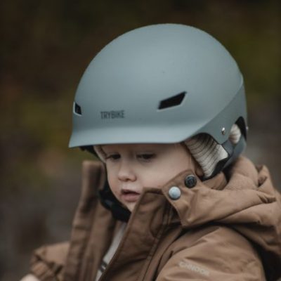 Cykelhjelm med retrolook