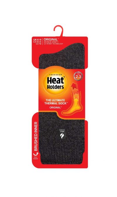 HeatHolders Chaussettes thermique Hommes ORIGINAL - charcoal