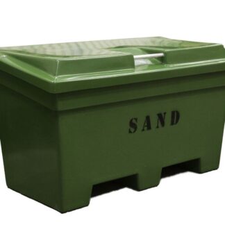 Sandlåda 320L med lock glasfiber