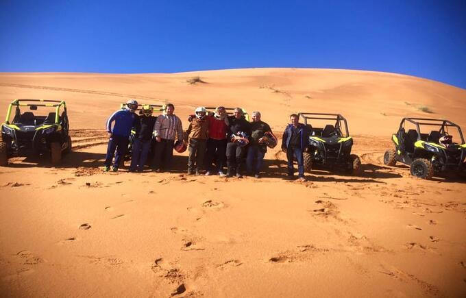 quad in the dunes