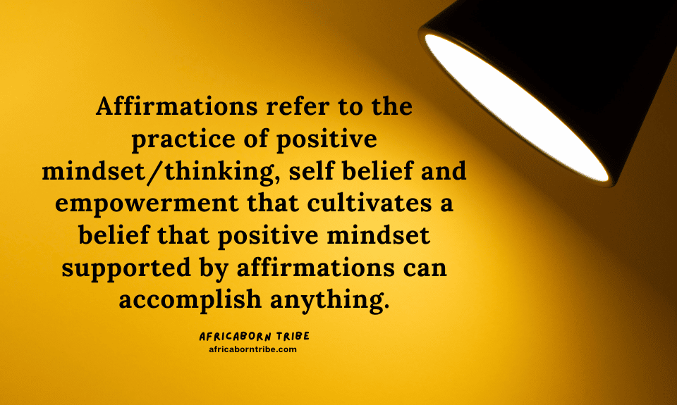 What is an affirmation