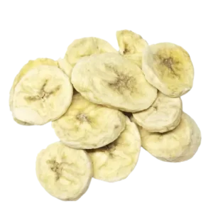 Bananchips, tørret