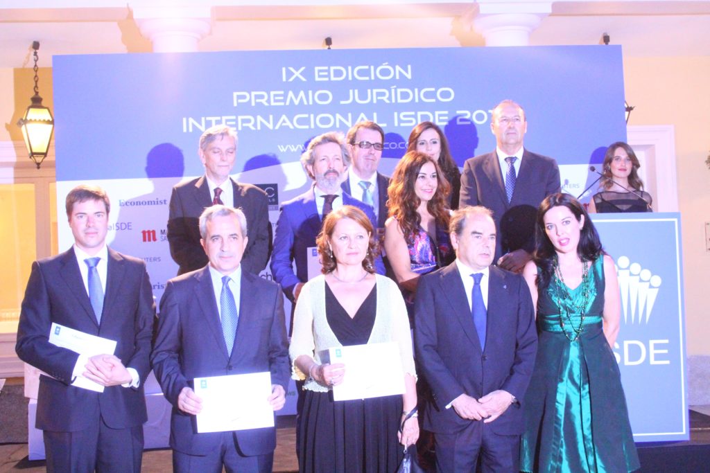 Recogida del premio