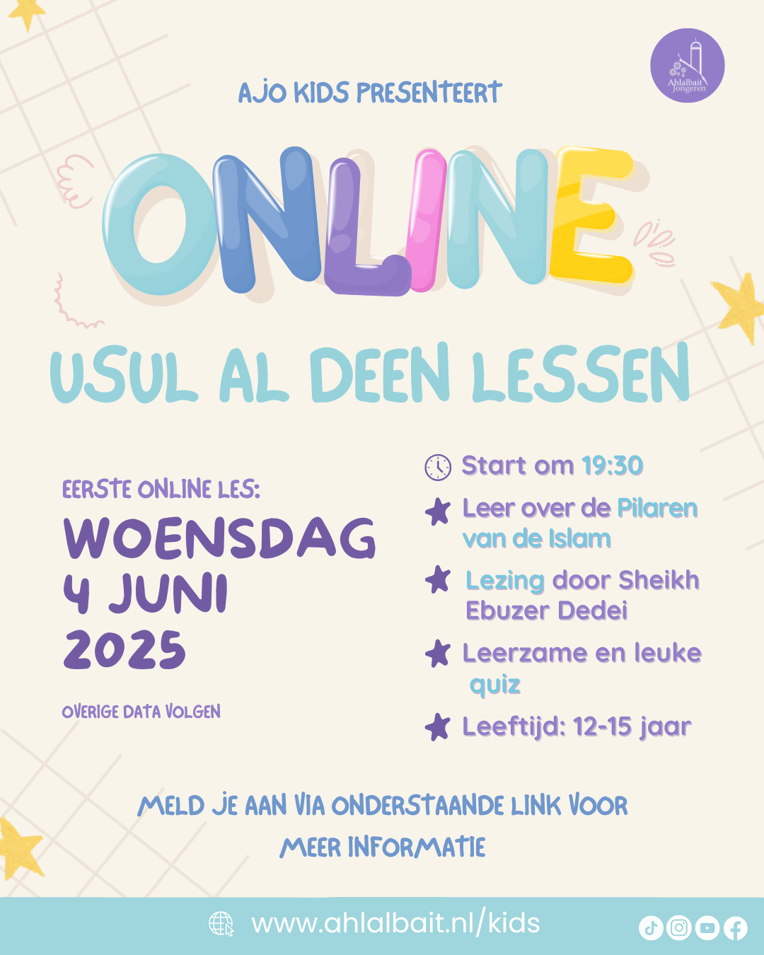 AJO Kids Online lessen 2025