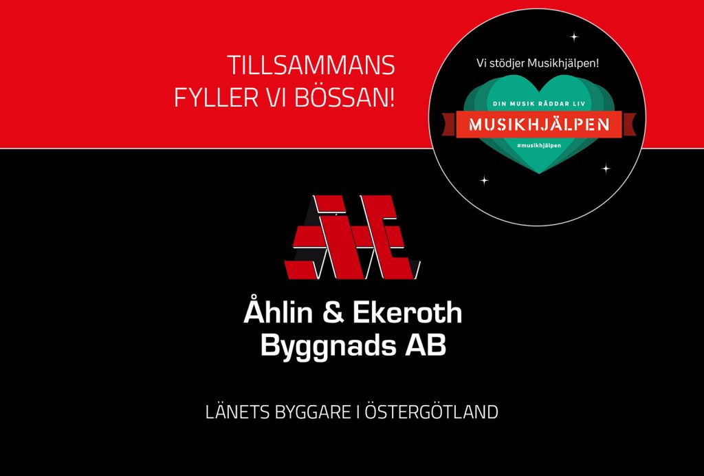 Tillsammans fyller vi Musikhjälpenbössan! Åhlin & Ekeroth