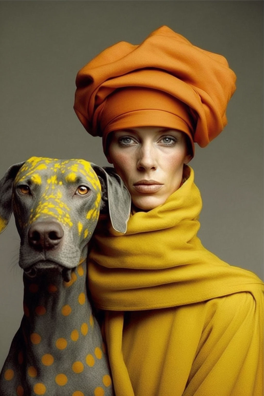 Avantgarde Fashion with a Dog