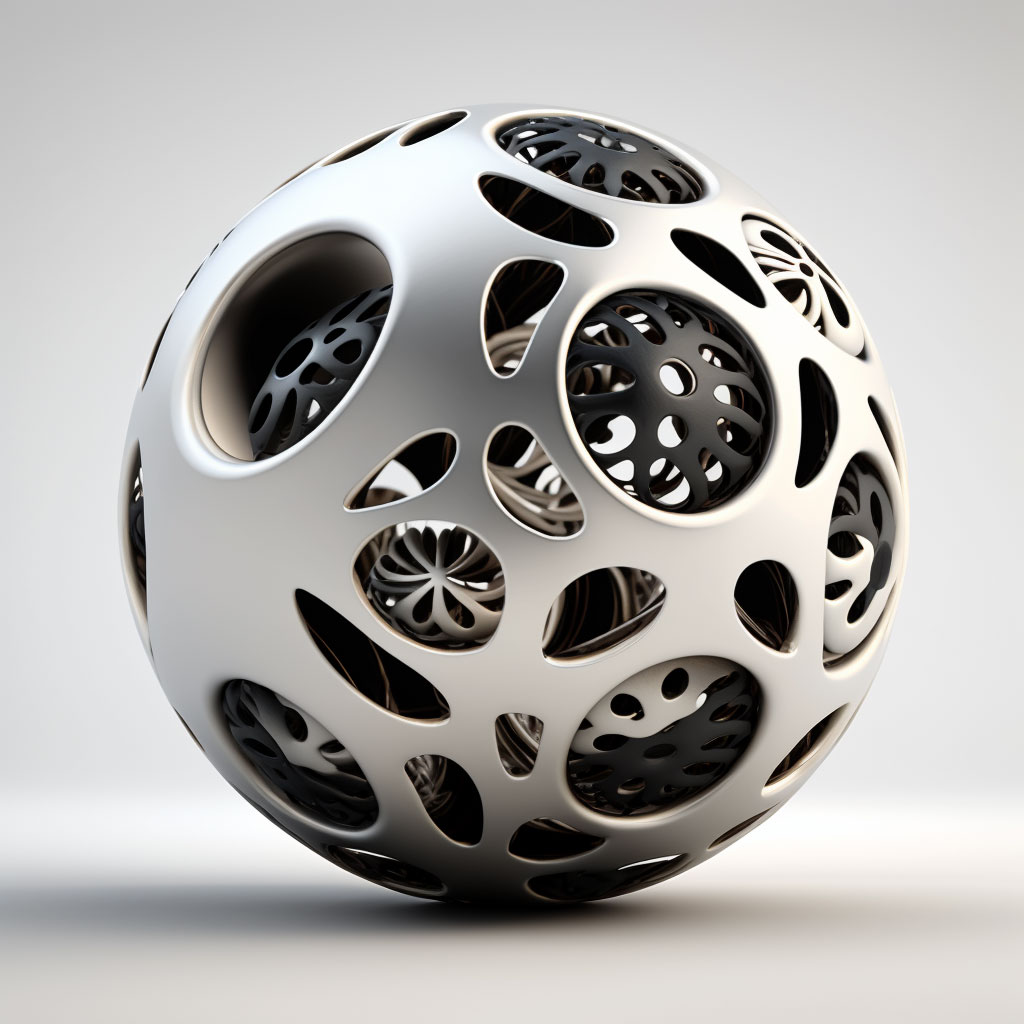 silver sphere