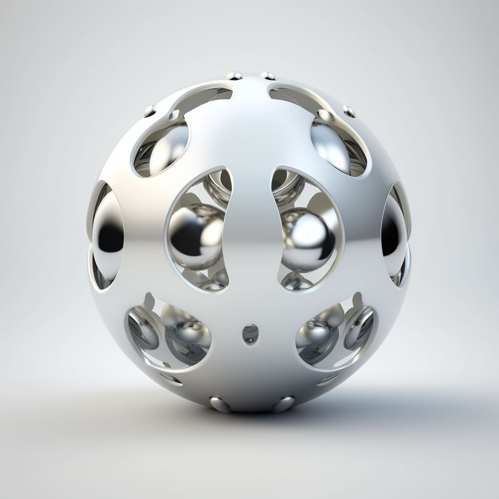 silver sphere