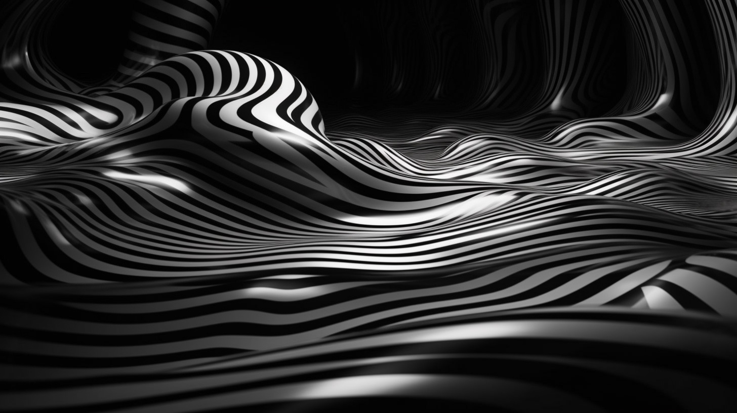 Abstract Chaos in Black and White