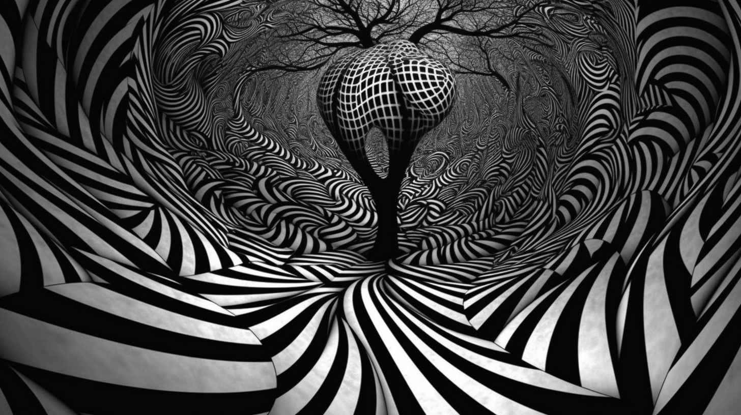 Abstract Chaos in Black and White