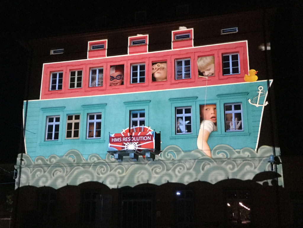 Resolution video mapping Festival di Aqcua e Luce