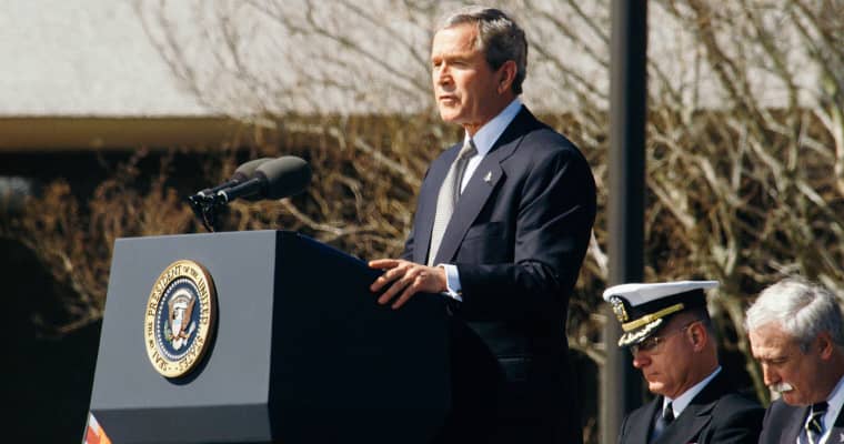 You are currently viewing WH removes George W. Bush portraits